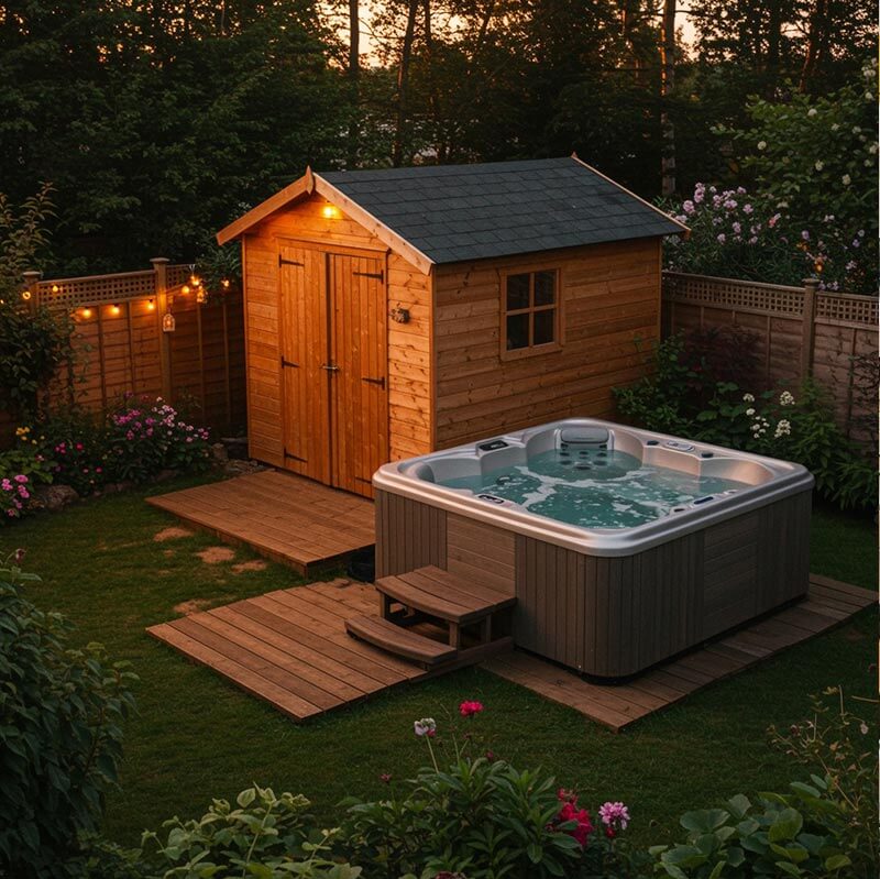 Hot Tub and Shed Removal